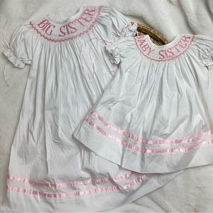 Big/Baby Smocked Sister Dresses